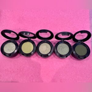 MAC M.A.C. Cosmetics Makeup Eyeshadow Lot - Greens Sprout Juxt - Tested/PIs.